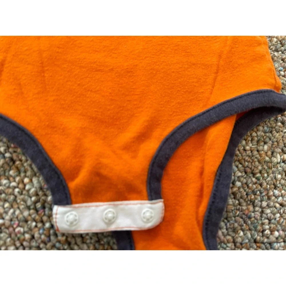 Nike Boys Orange World Famous Bodysuit 9-12M